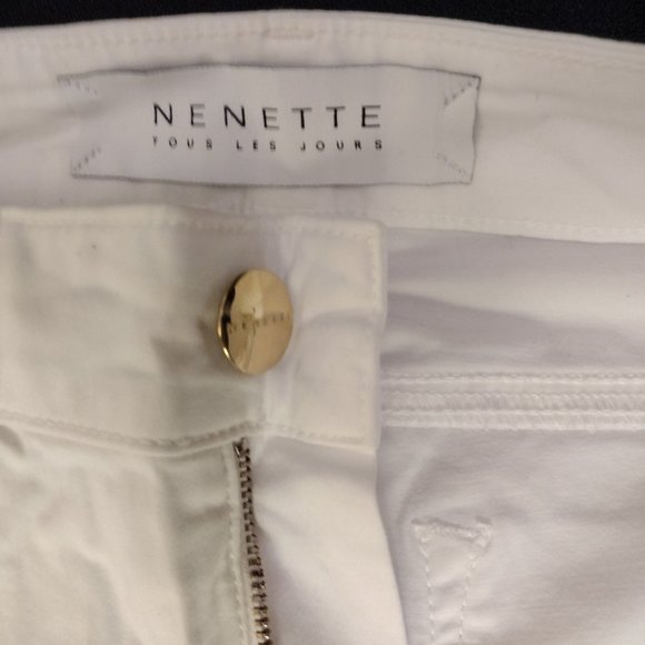 NENETTE white flare pants - size 26 - Picture 6 of 8